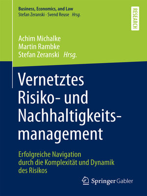 cover image of Vernetztes Risiko- und Nachhaltigkeitsmanagement